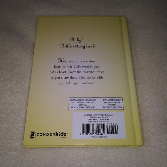 🏖 Zonderkids Baby's First Bible NWT - Picture 2 of 2